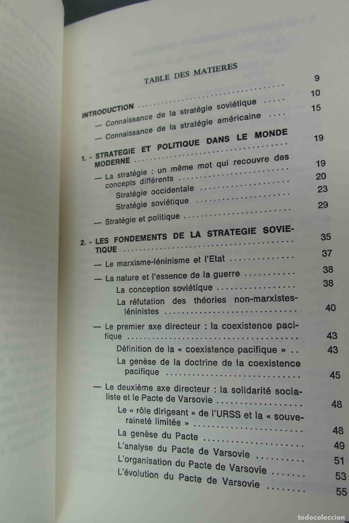 Libros de segunda mano: Strat&eacute;gies sovi&eacute;tique et am&eacute;ricaine. Paris - Foto 2