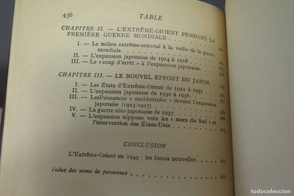 Libros de segunda mano: La Question D&acute;Extreme-Orient 1840-1940. Pierre Renouvin - Foto 2