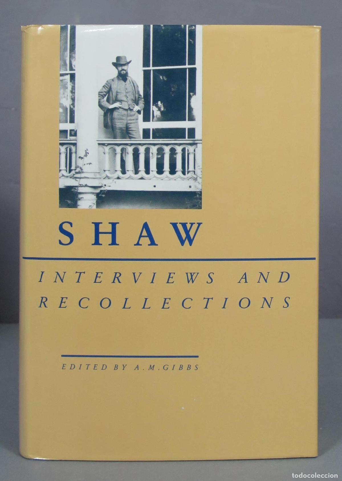 Libros de segunda mano: Shaw: Interviews and Recollections - Foto 1