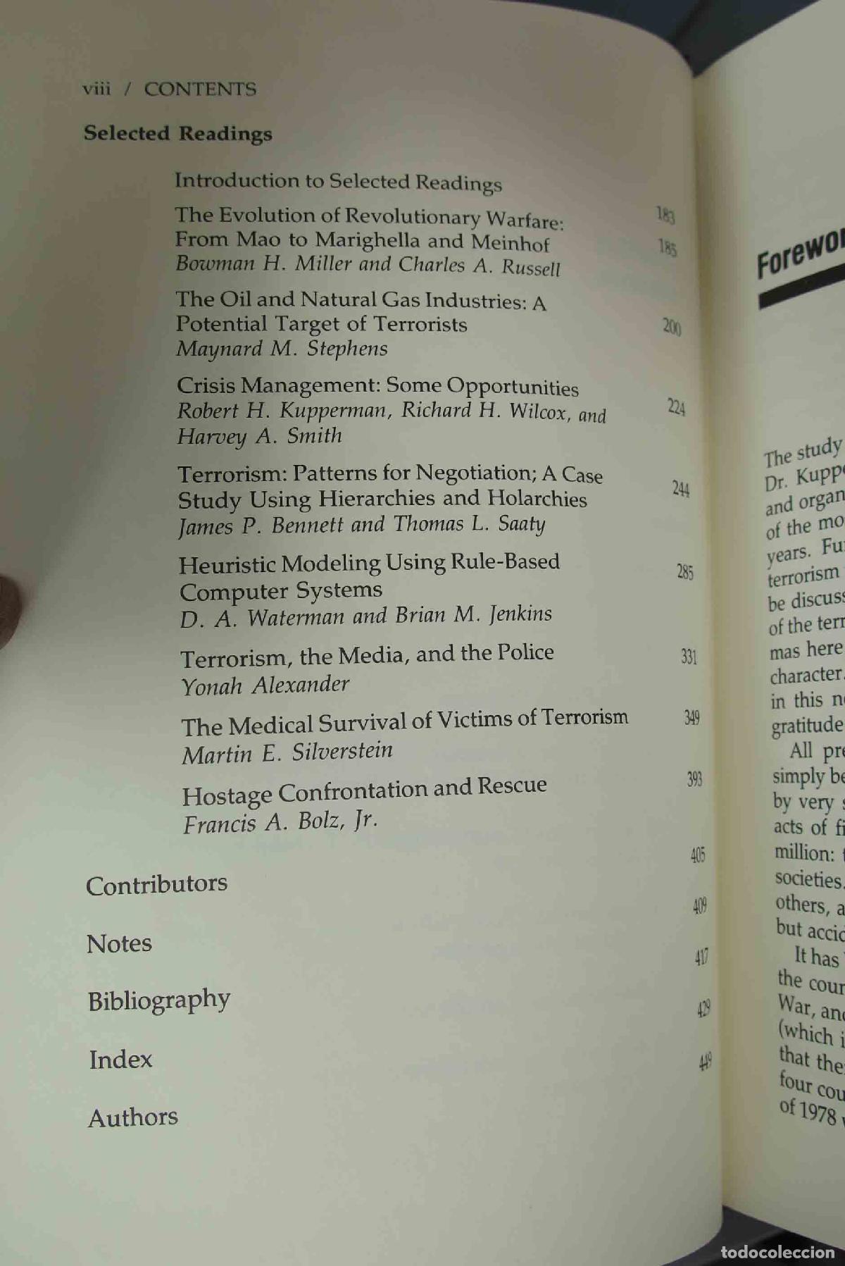 Libros de segunda mano: Terrorism : Threat, Reality, Response. Trent - Foto 3