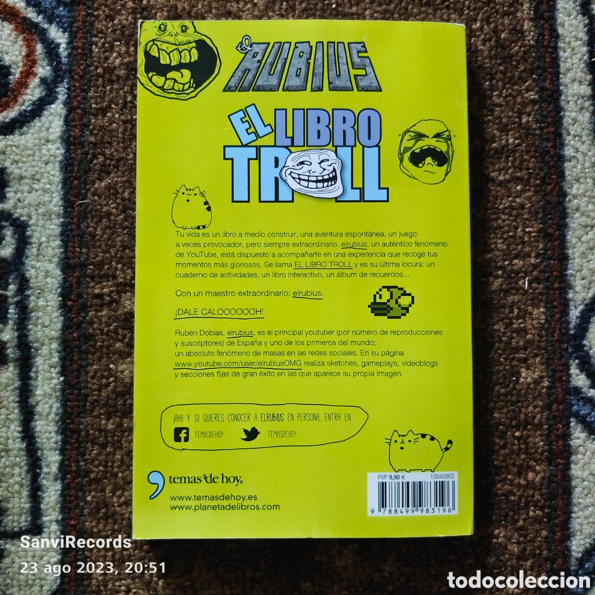 Libros de segunda mano: EL LIBRO TROLL (EL RUBIUS) (TEMAS DE HOY) - Foto 2
