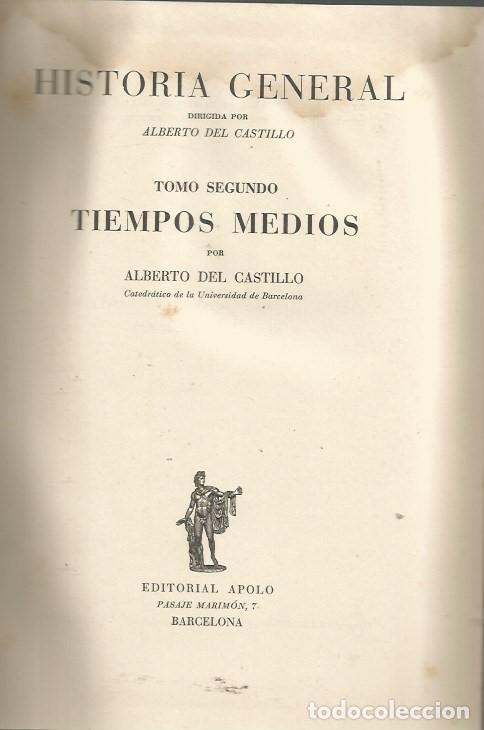 Libros de segunda mano: HISTORIA GENERAL - TRES TOMOS - EDITORIAL APOLO-1940/43 - Foto 8