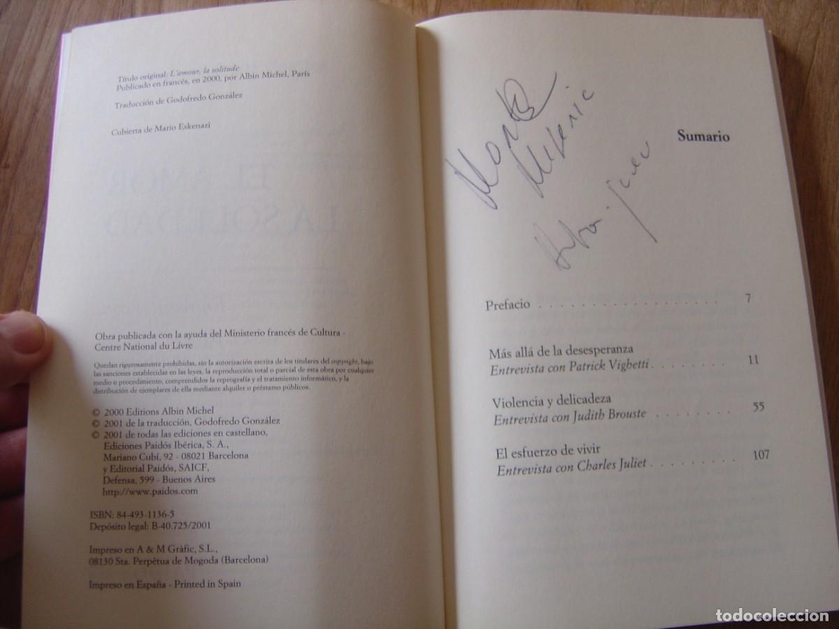 Libros de segunda mano: EL AMOR LA SOLEDAD. ANDR&Eacute; COMTE-SPONVILLE. PAID&Oacute;S. 2001 - Foto 4