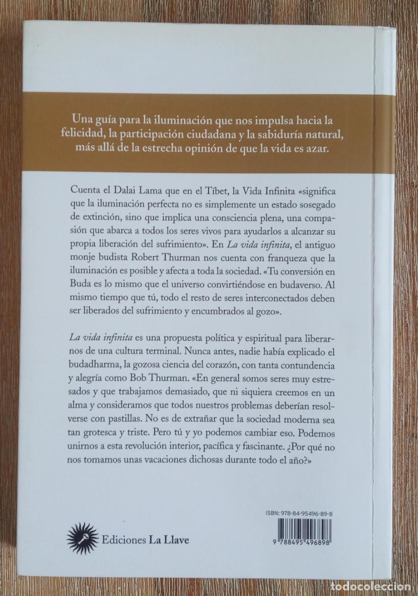 Libros de segunda mano: LA VIDA INFINITA - ROBERT THURMAN - Foto 2