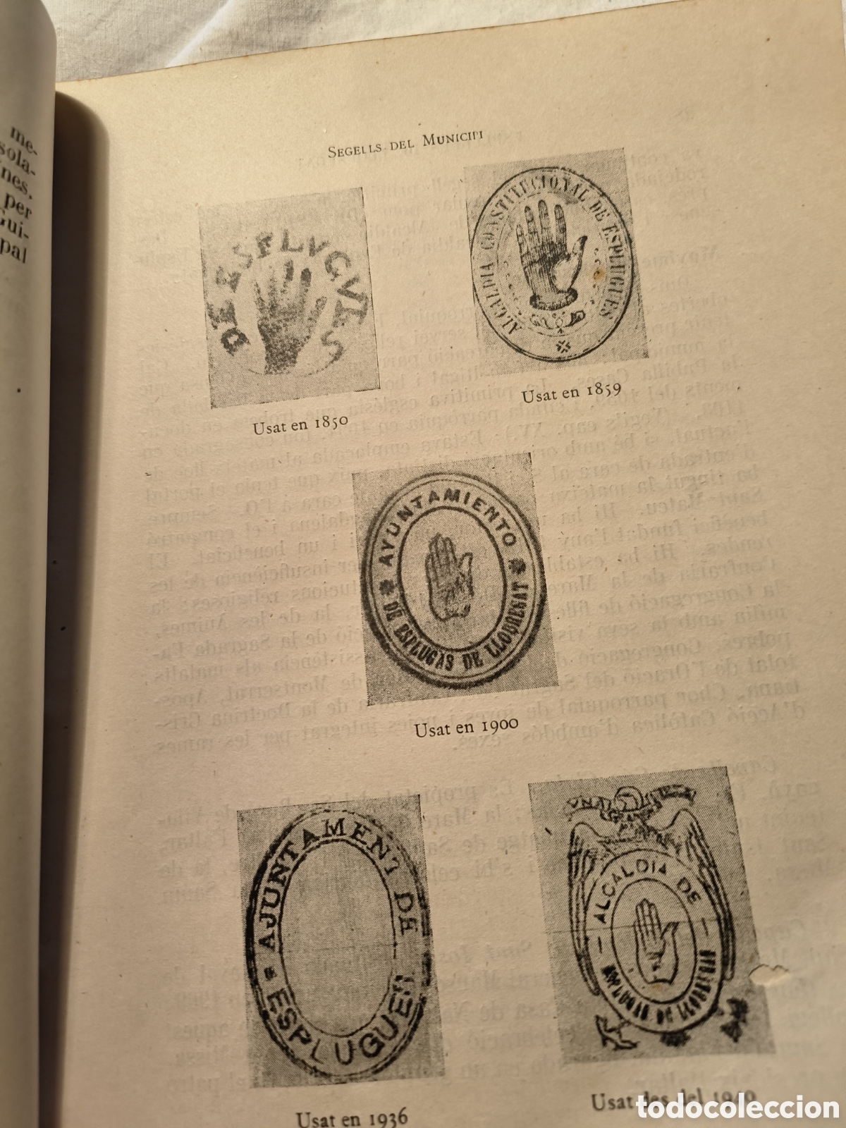 Libros de segunda mano: Esplugues de Llobregat. Monografia hist&oacute;rica. - Foto 4