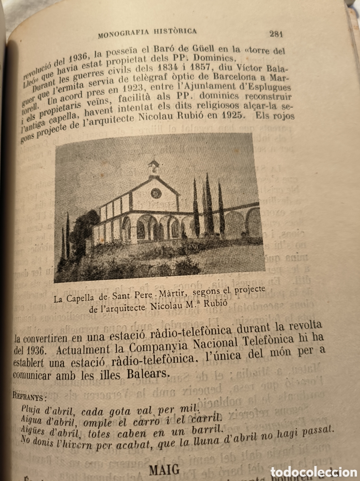 Libros de segunda mano: Esplugues de Llobregat. Monografia hist&oacute;rica. - Foto 7