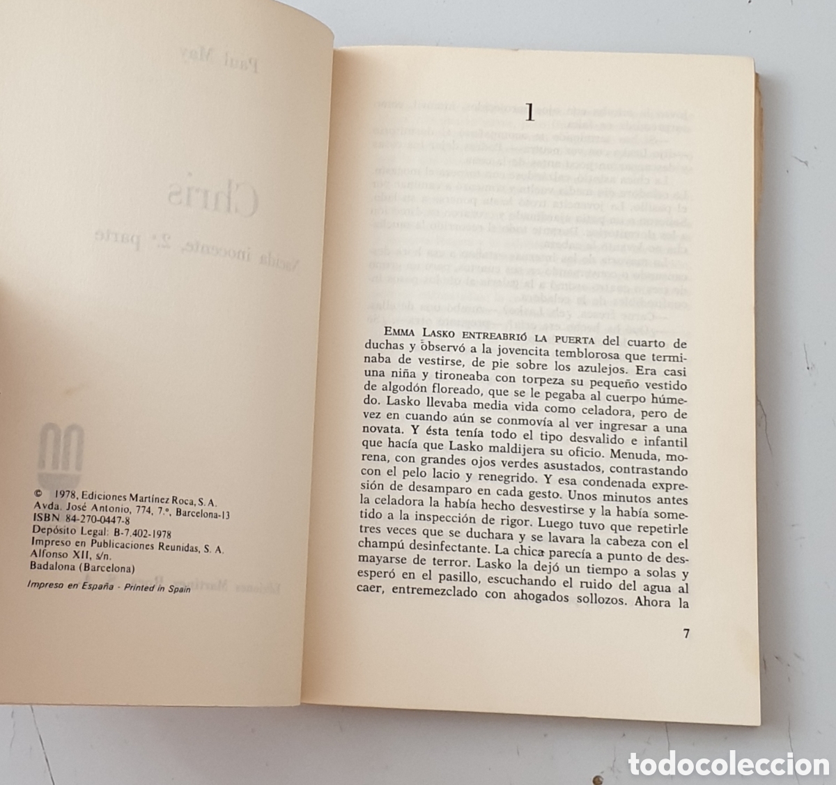 Libros de segunda mano: LIBRO CHRIS NACIDA INOCENTE 2&deg; PARTE (Espa&ntilde;a - Ediciones Martinez Roca - 1978) - Foto 7