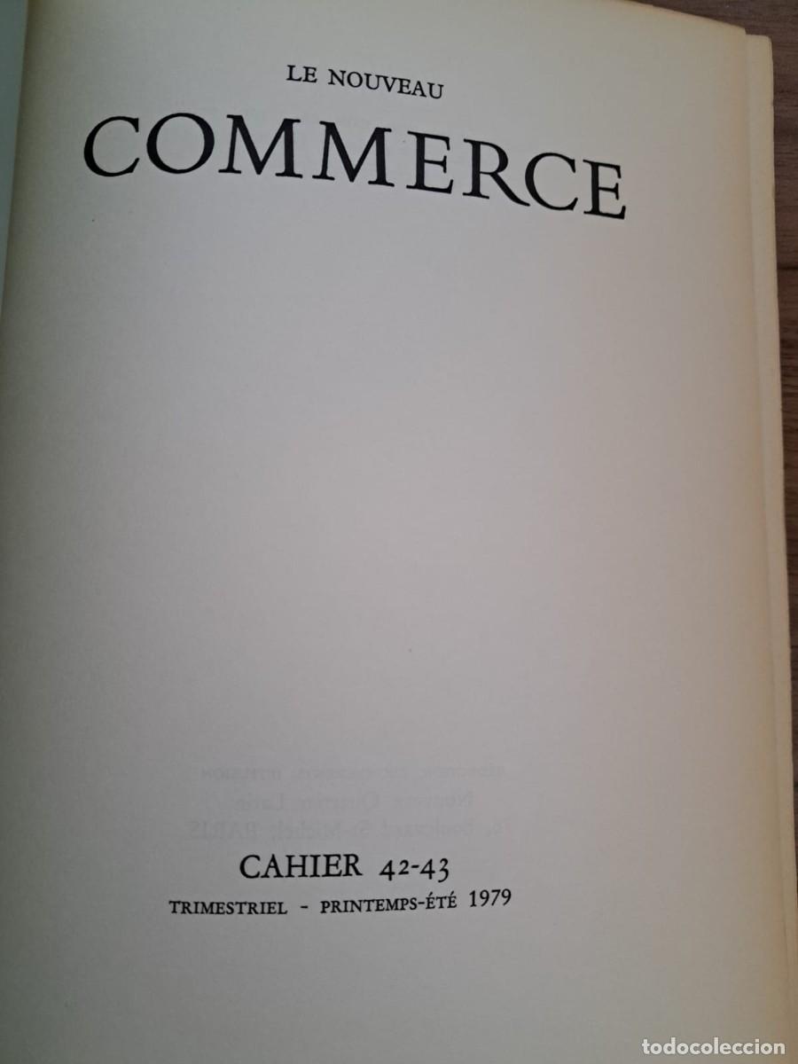 Libros de segunda mano: Le nouveau commerce. Exemplaire limit&eacute;e. Cahier. - Foto 2