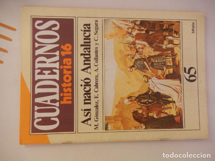 Cuadernos De Historia 16 Nº 65- Así Nació Andal - Compra Venta En ...