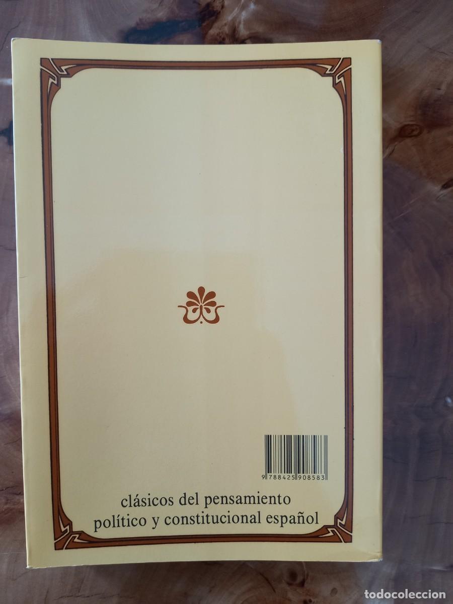 Libros de segunda mano: OBRA ESPA&Ntilde;OLA EN PROSA - JOS&Eacute; MARCHENA - ED. CENTRO DE ESTUDIOS CONSTITUCIONALES - 1990 - Foto 2