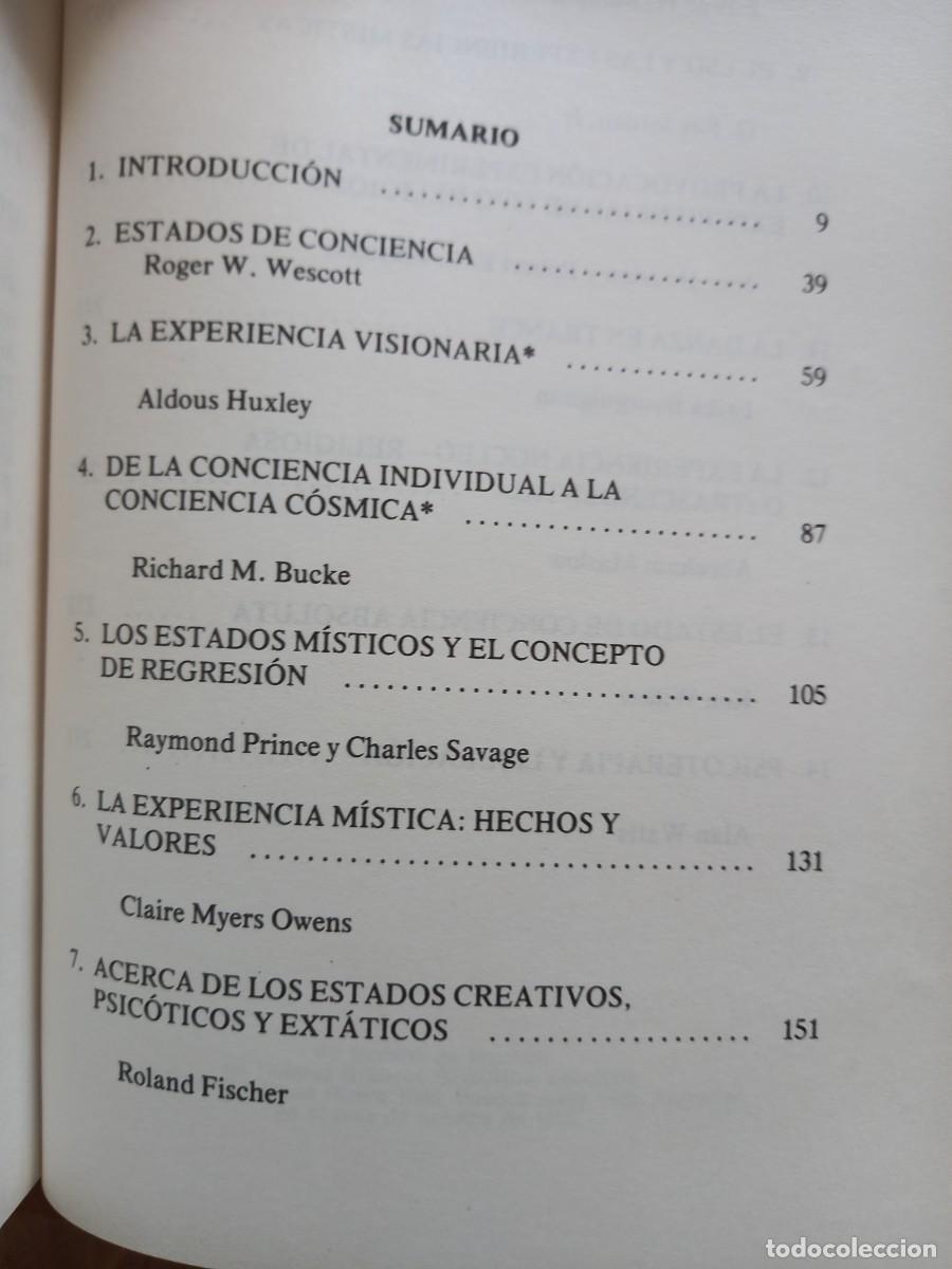 Libros de segunda mano: LA EXPERIENCIA M&Iacute;STICA - VV.AA - ED. KAIR&Oacute;S - 1990 - Foto 6