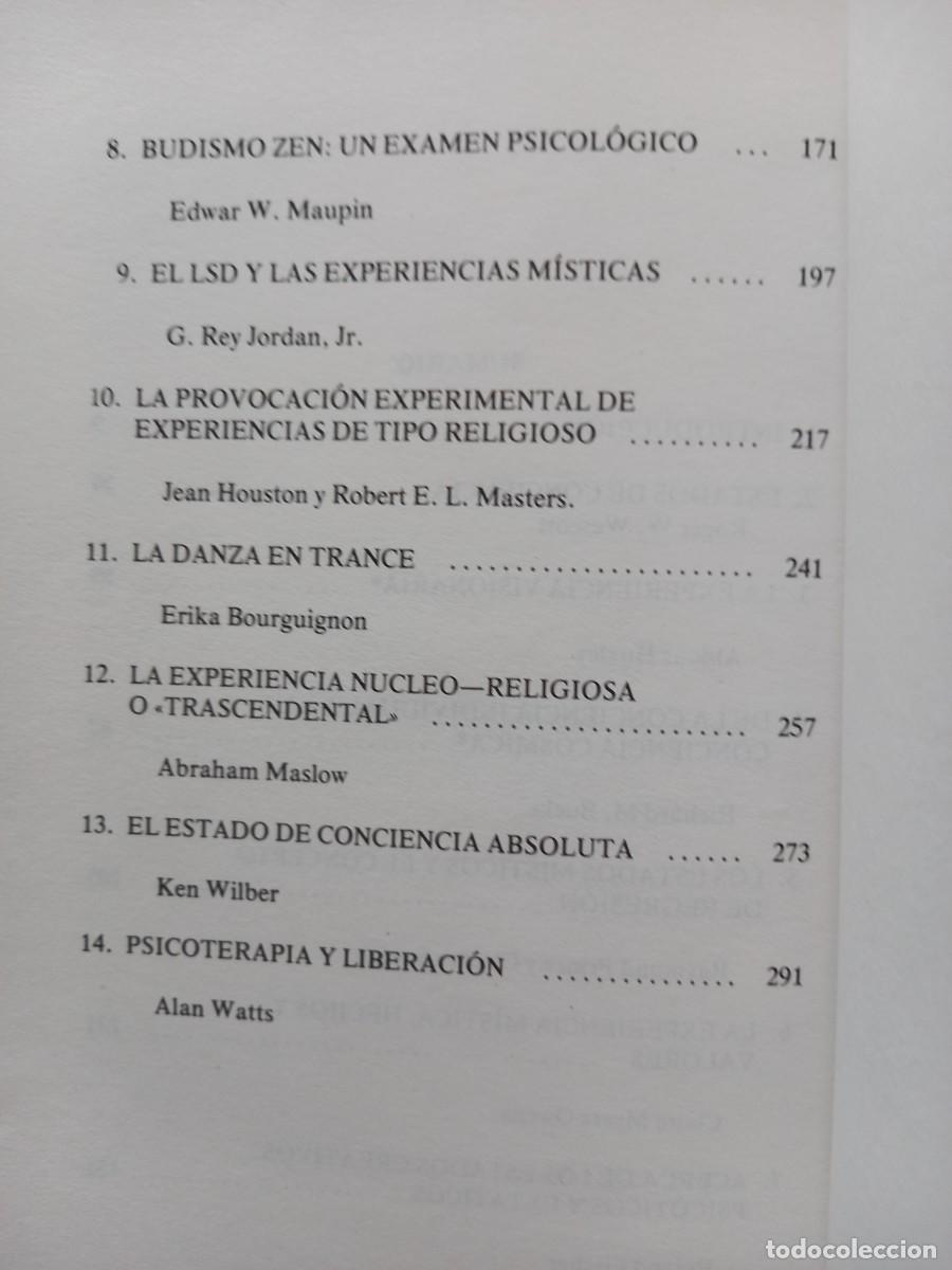 Libros de segunda mano: LA EXPERIENCIA M&Iacute;STICA - VV.AA - ED. KAIR&Oacute;S - 1990 - Foto 7