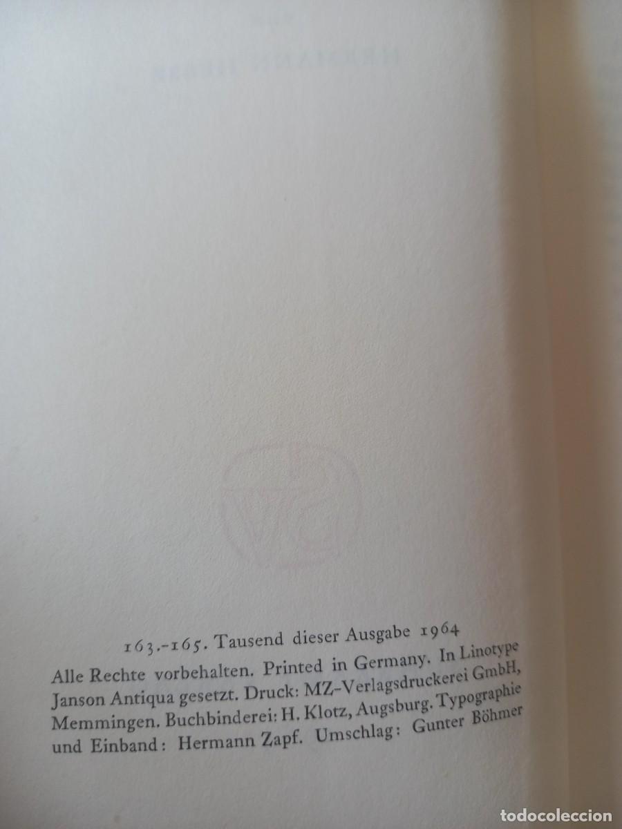 Libros de segunda mano: UNTERM RAD - HERMANN HESSE - SUHRKAMP - 1964 - Foto 6