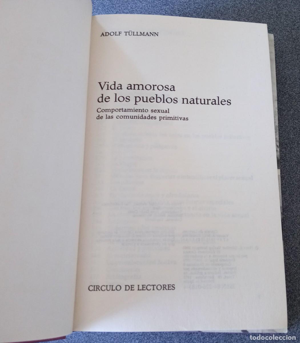 Libros de segunda mano: Vida Amorosa De Los Pueblos Naturales Adolf Tullmann - Foto 3