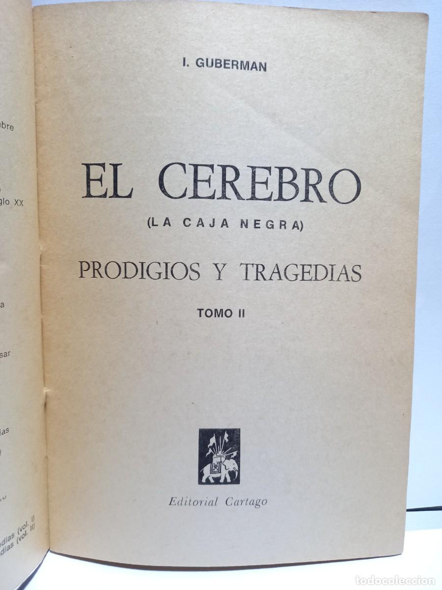 Libros de segunda mano: I. Guberman - El Cerebro, prodigios y tragedias / Dos vol&uacute;menes - Primera en espa&ntilde;ol - Foto 7