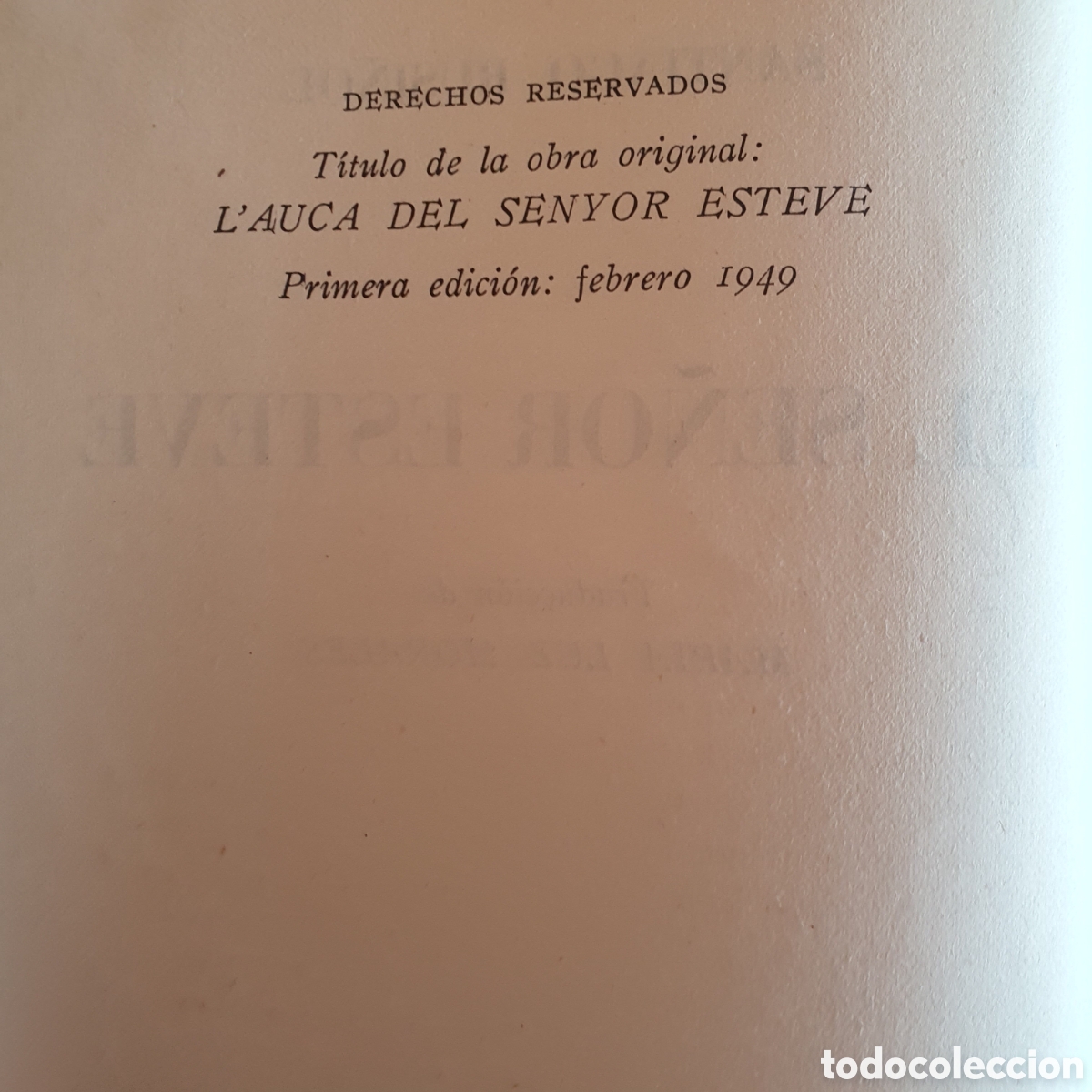 Libros de segunda mano: Santiago Rusi&ntilde;ol. El se&ntilde;or Esteve. - Foto 3
