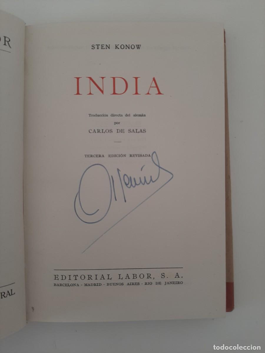 Libros de segunda mano: INDIA. STEN KONOW. COLECCI&Oacute;N LABOR. 1946 - Foto 3