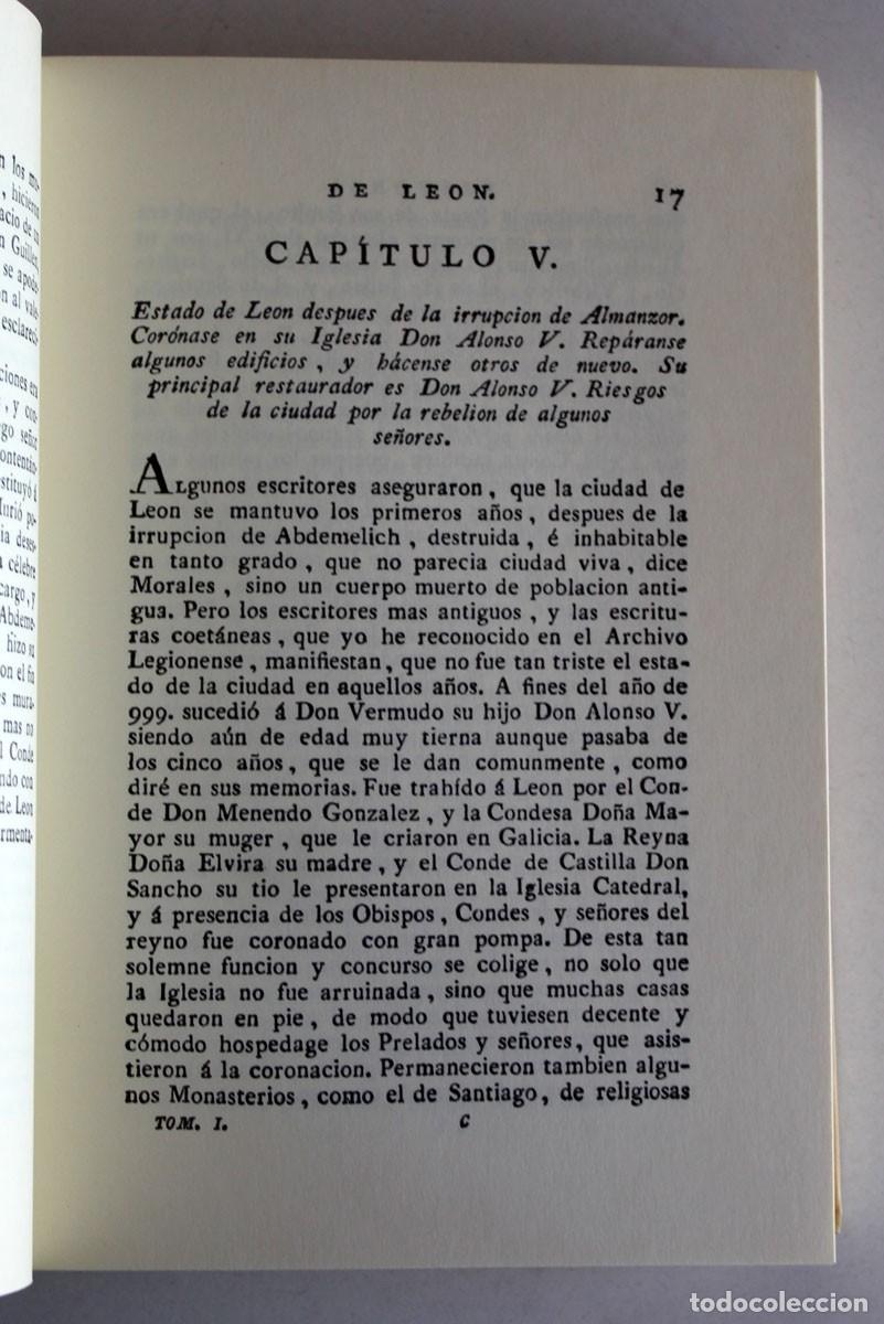 Libros de segunda mano: Historia de la ciudad y corte de Le&oacute;n y de sus reyes. Manuel Risco - Foto 3