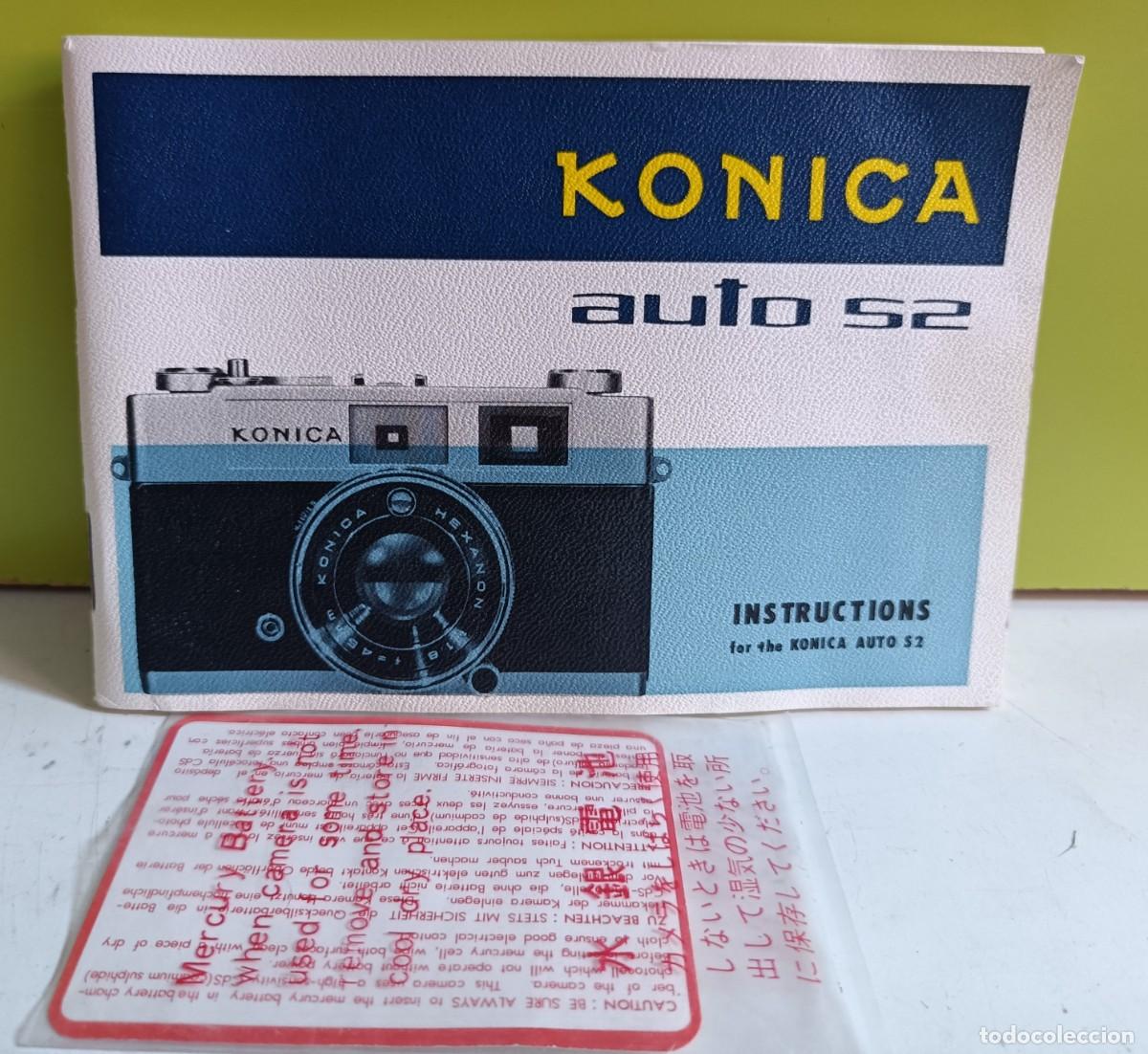 Libros de segunda mano: MANUAL DE INSTRUCCIONES KONICA AUTO S2 - Foto 1