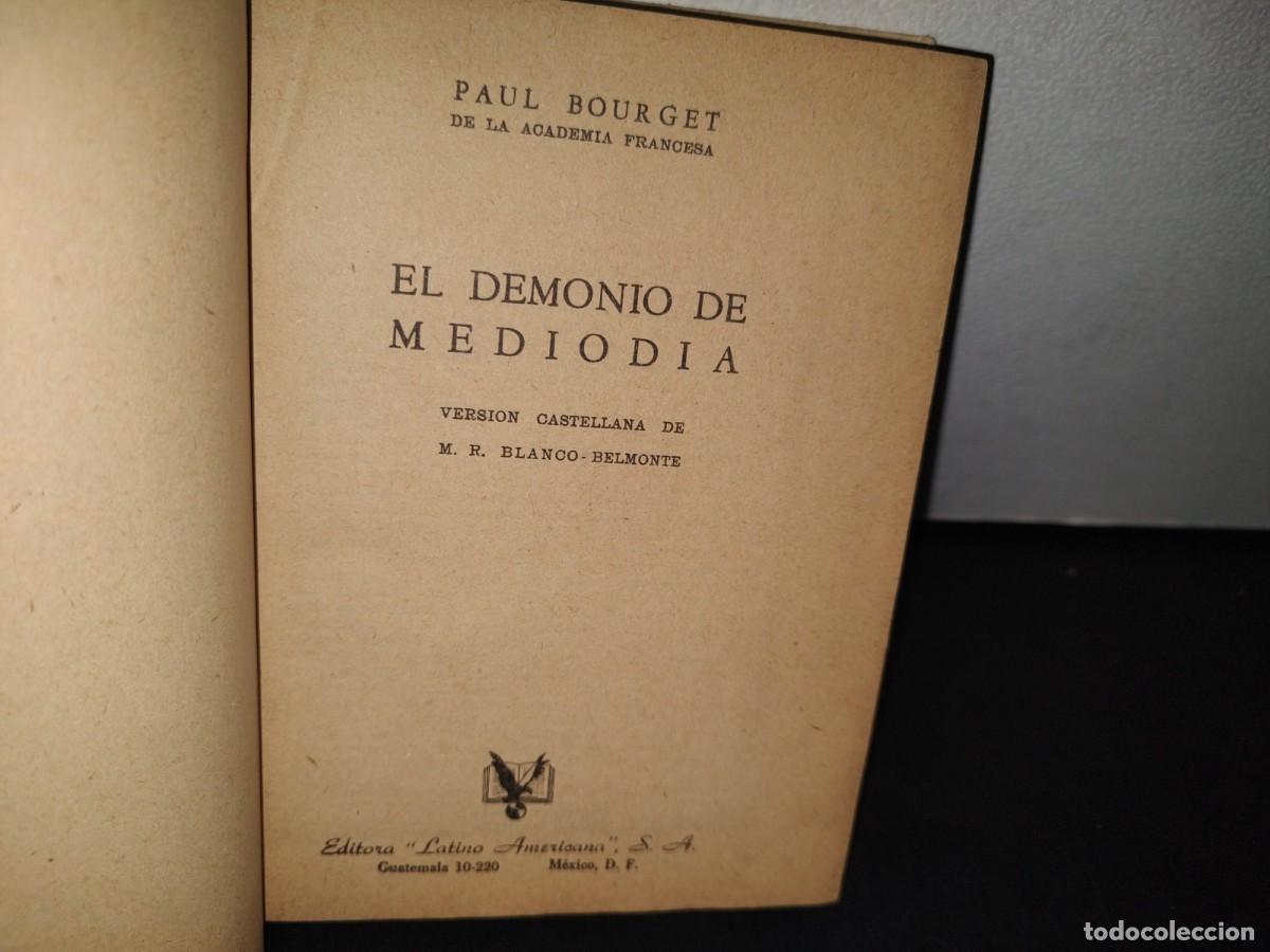 Libros de segunda mano: 181- EL DEMONIO DE MEDIOD&Iacute;A - PAUL BOURGET - 1956 - Foto 3