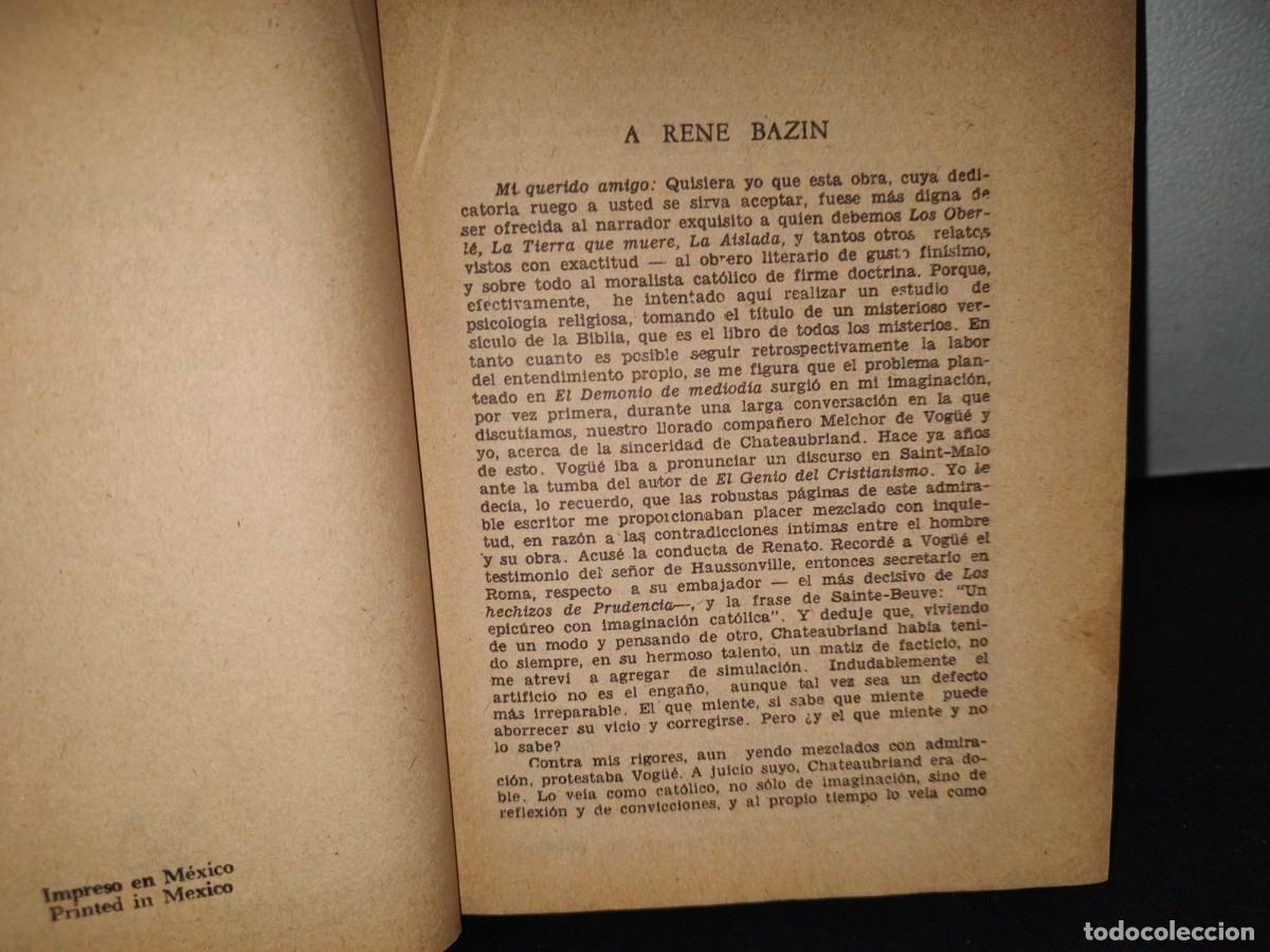 Libros de segunda mano: 181- EL DEMONIO DE MEDIOD&Iacute;A - PAUL BOURGET - 1956 - Foto 4