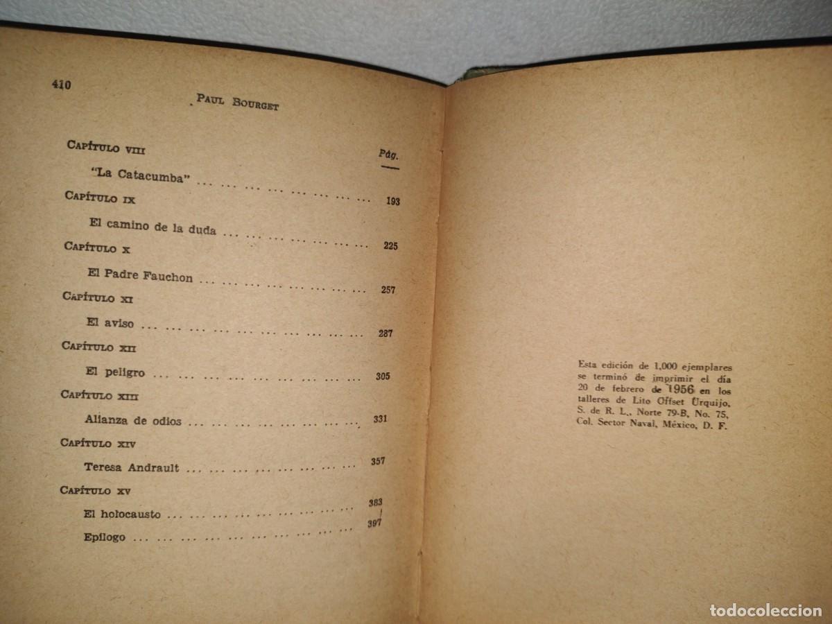Libros de segunda mano: 181- EL DEMONIO DE MEDIOD&Iacute;A - PAUL BOURGET - 1956 - Foto 7