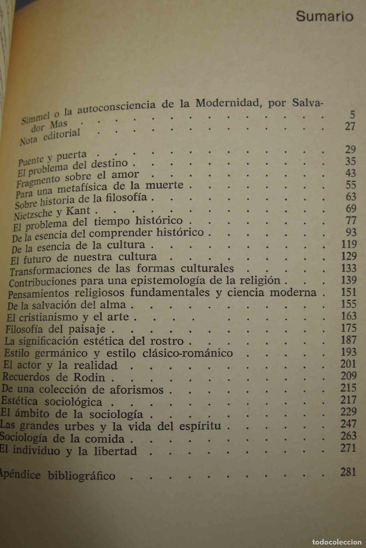 Libros de segunda mano: El individuo y la libertad. Georg Simmel - Foto 2