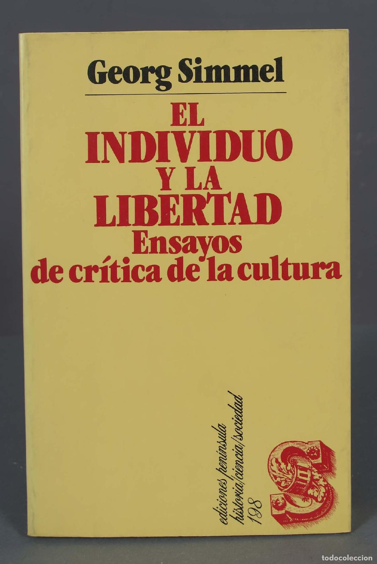 Libros de segunda mano: El individuo y la libertad. Georg Simmel - Foto 1