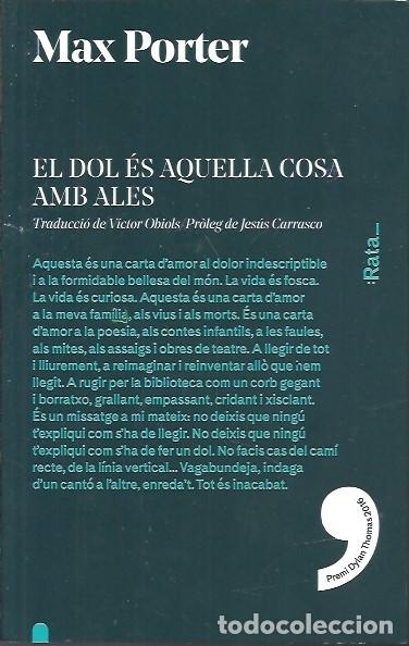 Libros de segunda mano: MAX PORTER EL DOL ES AQUELLA COSA AMB ALES - Foto 1