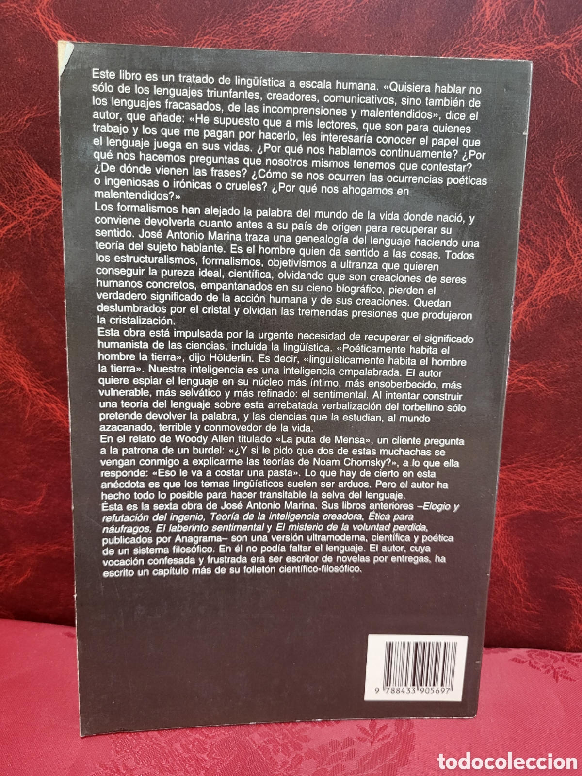 Libros de segunda mano: ☆ JOSE ANTONIO MARINA. LA SELVA DEL LENGUAJE. ANAGRAMA - Foto 3