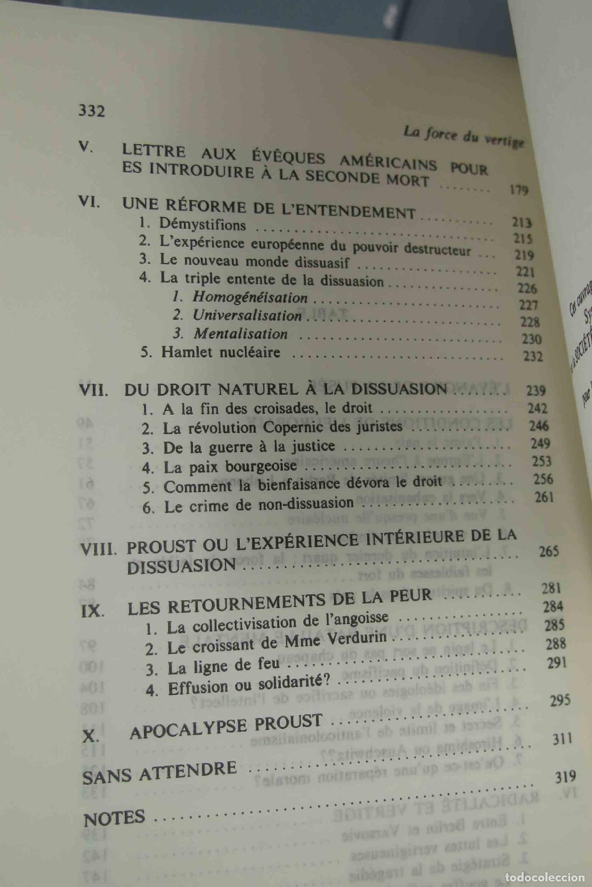 Libros de segunda mano: La force du vertige. Andr&eacute; Glucksmann - Foto 3