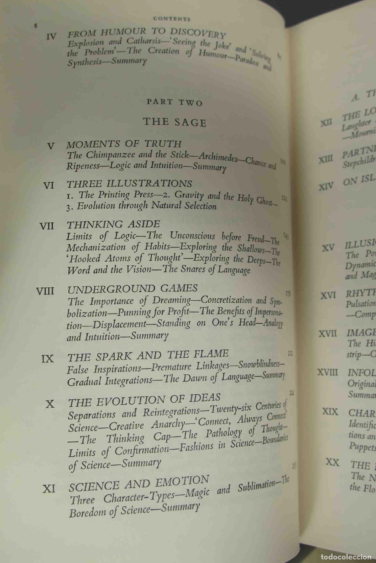 Libros de segunda mano: THE ACT OF CREATION. ARTHUR KOESTLER - Foto 2