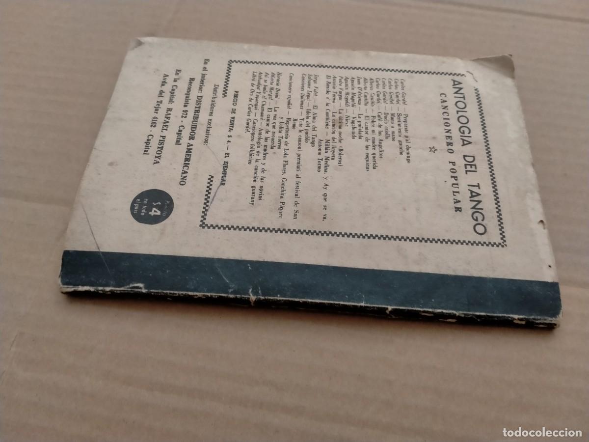 Libros de segunda mano: libro de antologia del tango carlos gardel a&ntilde;o 1954 - Foto 2