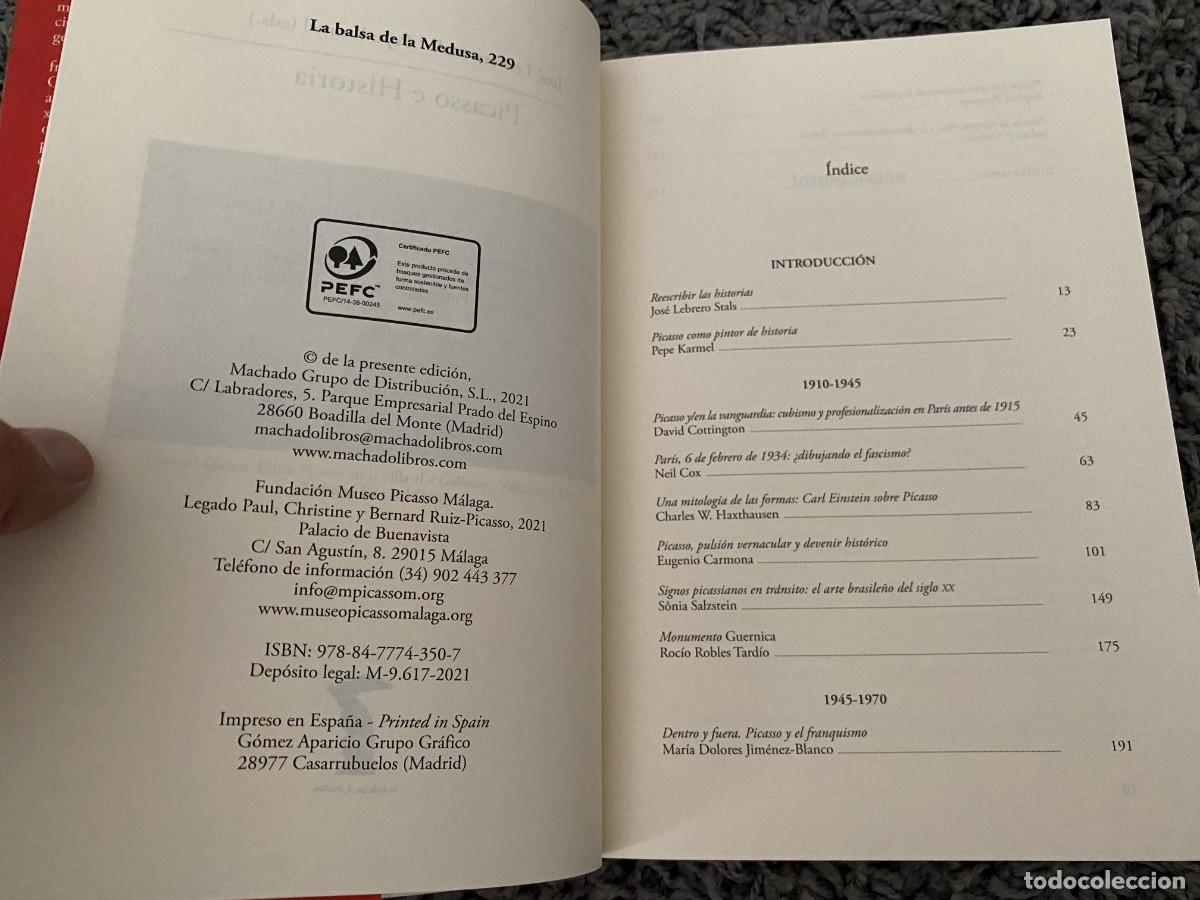 Libros de segunda mano: PICASSO E HISTORIA - VV,AA, - EDITORIAL MACHADO - SELECCI&Oacute;N DE ENSAYOS - Foto 7