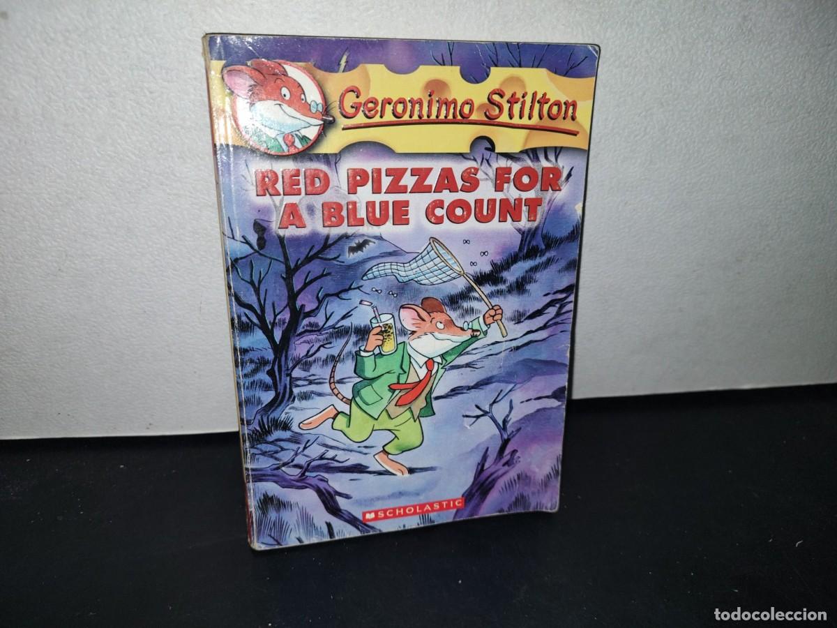 Libros de segunda mano: 180- RED PIZZAS FOR A BLUE COUNT - GERONIMO STILTON - FIRST SCHOLASTIC PRINTING, MAY 2004 - Foto 1