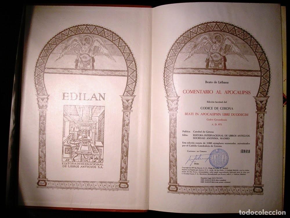 Libros de segunda mano: Beato de Li&eacute;bana. Codex Gerundensis. Comentarios al Apocalipsis de San Juan - Foto 5