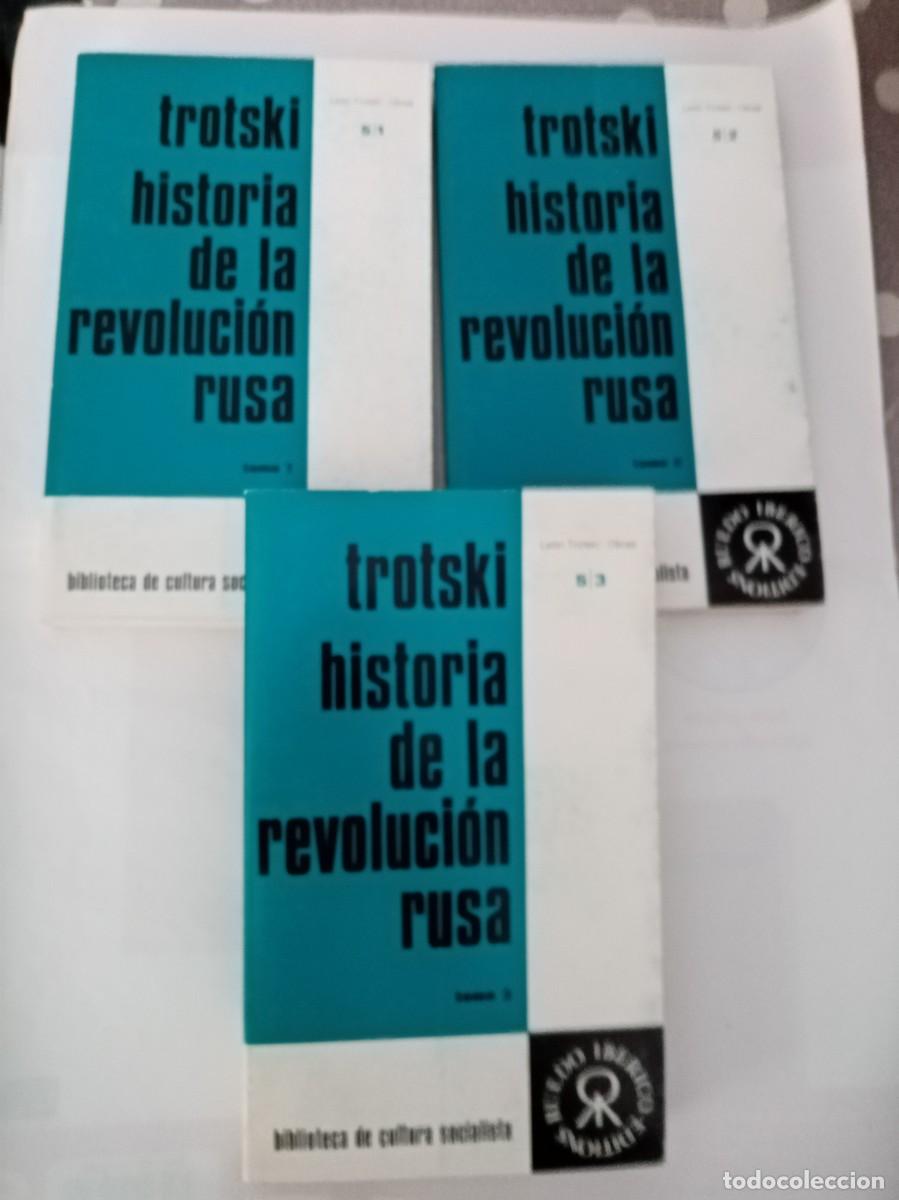 Libros de segunda mano: HISTORIA DE LA REVOLUCION RUSA ( 3 VOL.). Trotsky ( RUEDO IB&Eacute;RICO ) - Foto 1