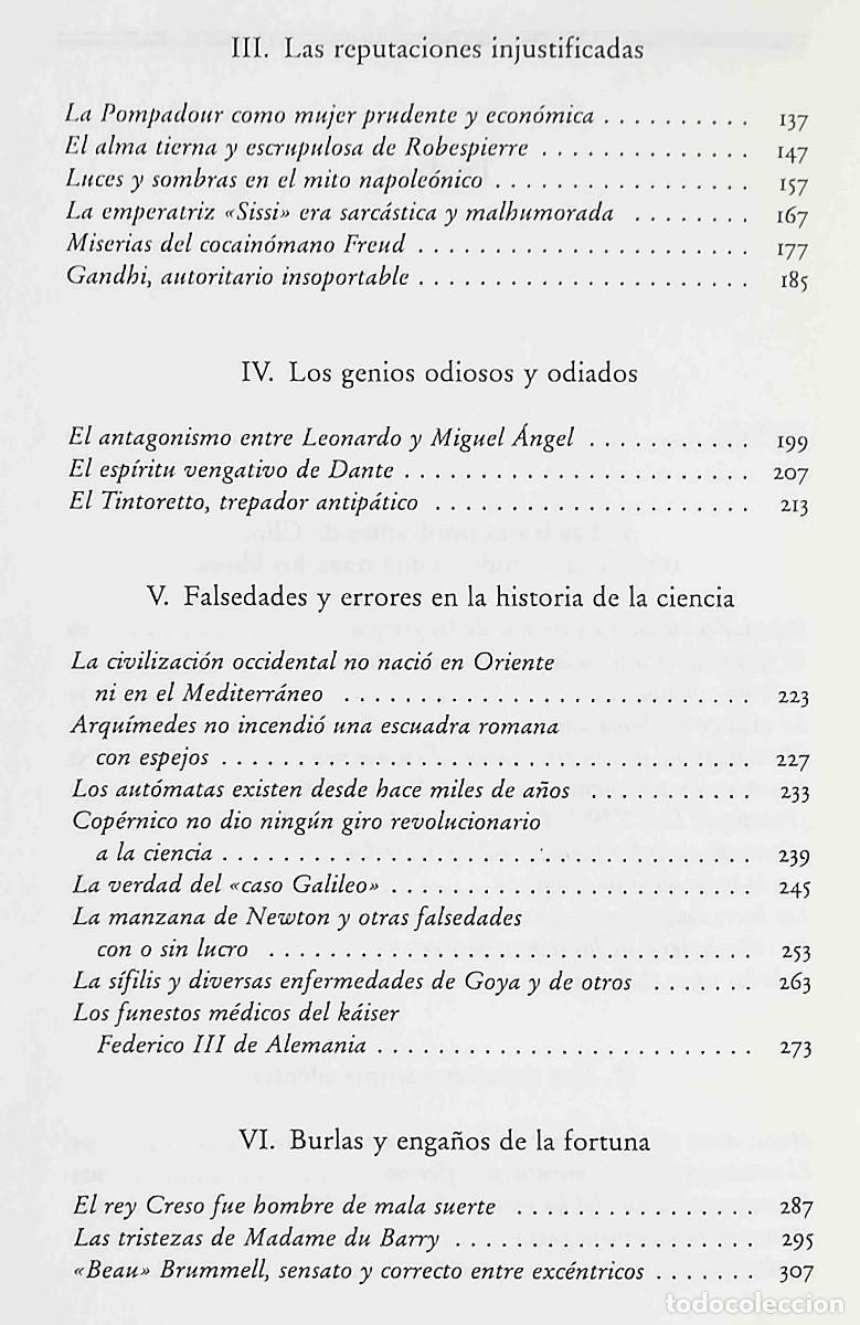 Libros de segunda mano: El reverso de la historia 1 (Pedro Voltes) C&iacute;rculo de lectores. - Foto 3