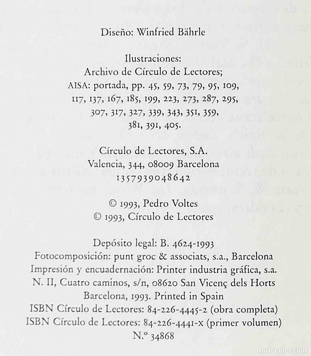 Libros de segunda mano: El reverso de la historia 1 (Pedro Voltes) C&iacute;rculo de lectores. - Foto 6