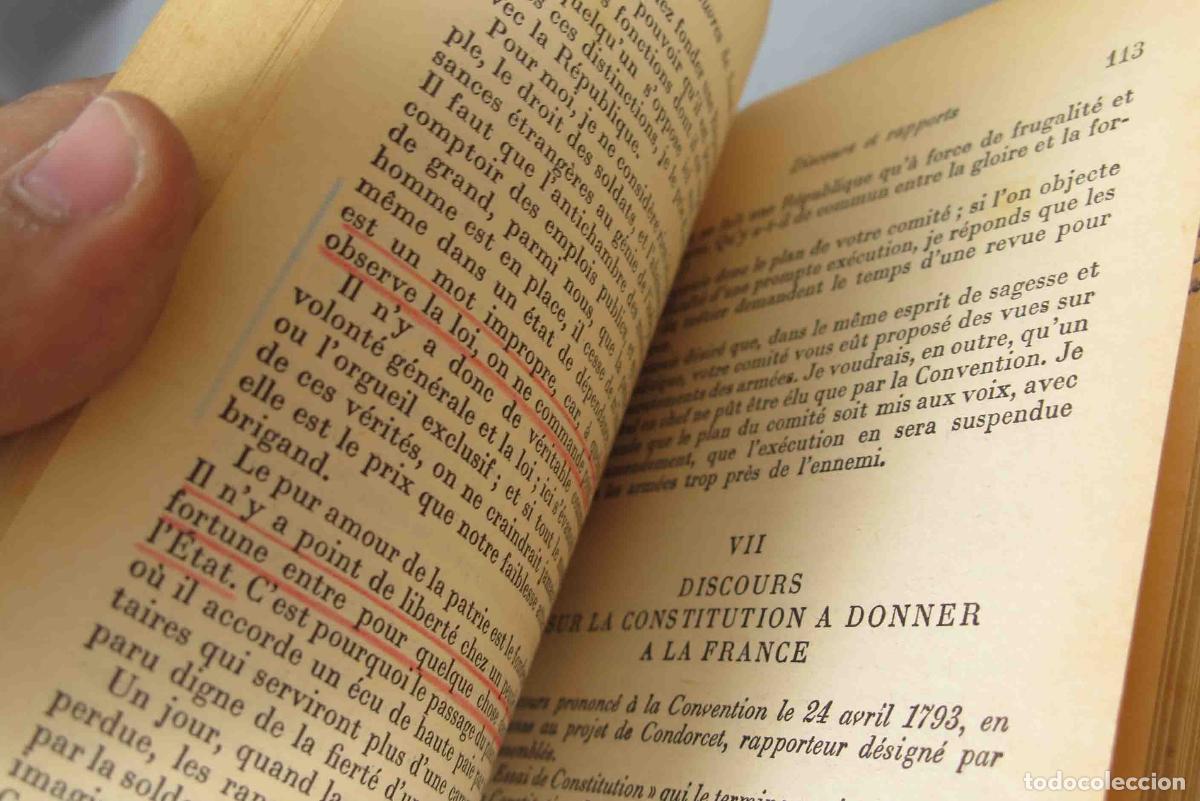 Libros de segunda mano: OEUVRES CHOISIES. SAINT-JUST - Foto 2