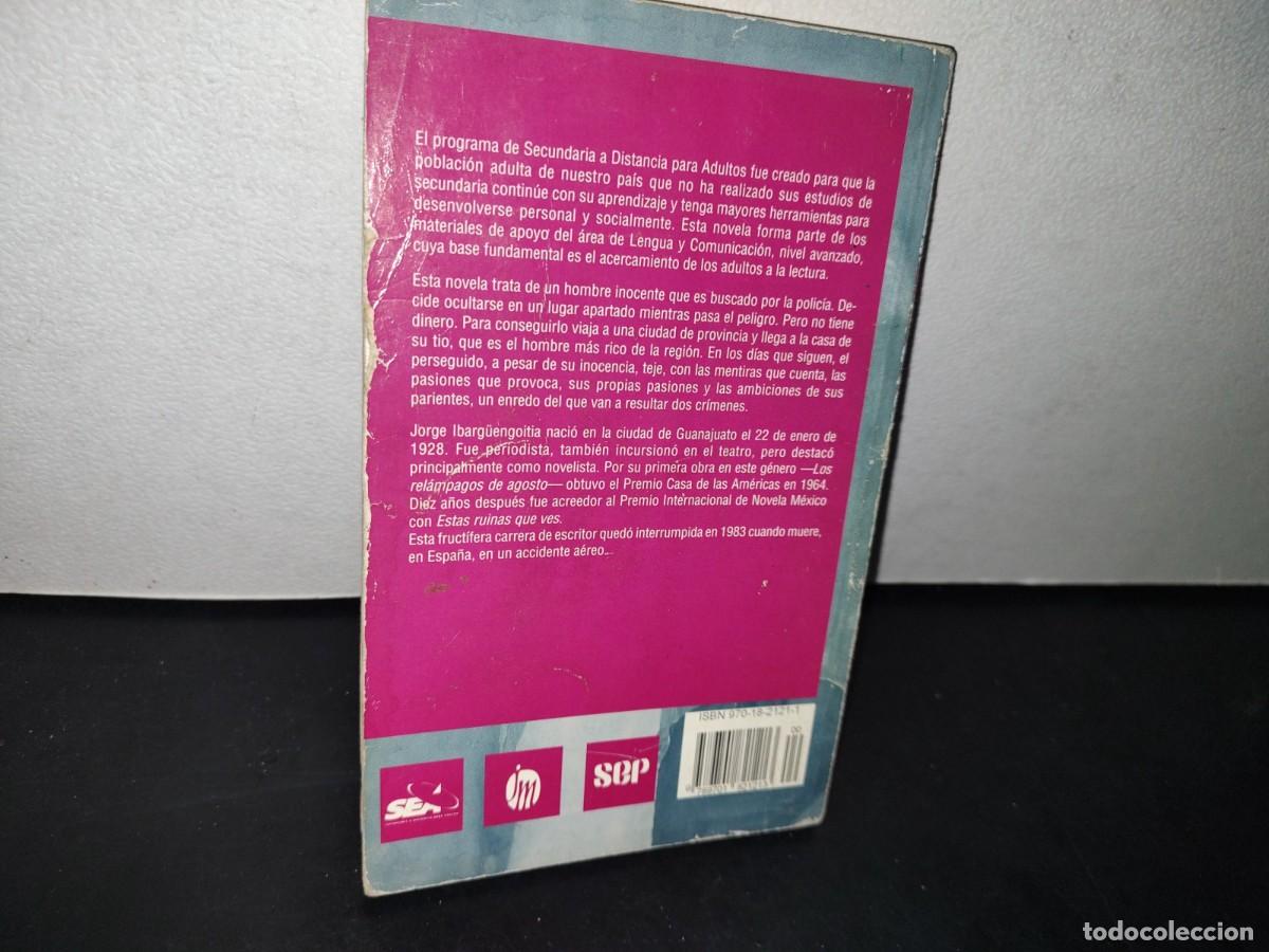 Libros de segunda mano: 182- DOS CR&Iacute;MENES - JORGE IBARG&Uuml;ENGOITIA - PRIMERA EDICI&Oacute;N PARA EL PROGRAMA DE SECUNDARIA SEP 1998 - Foto 3