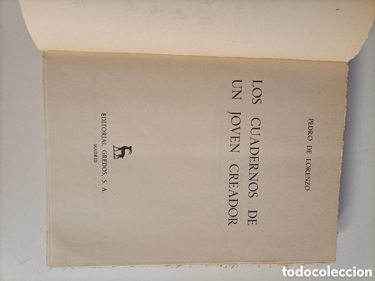Libros de segunda mano: Los cuadernos de un joven creador. Pedro De Lorenzo - Foto 7
