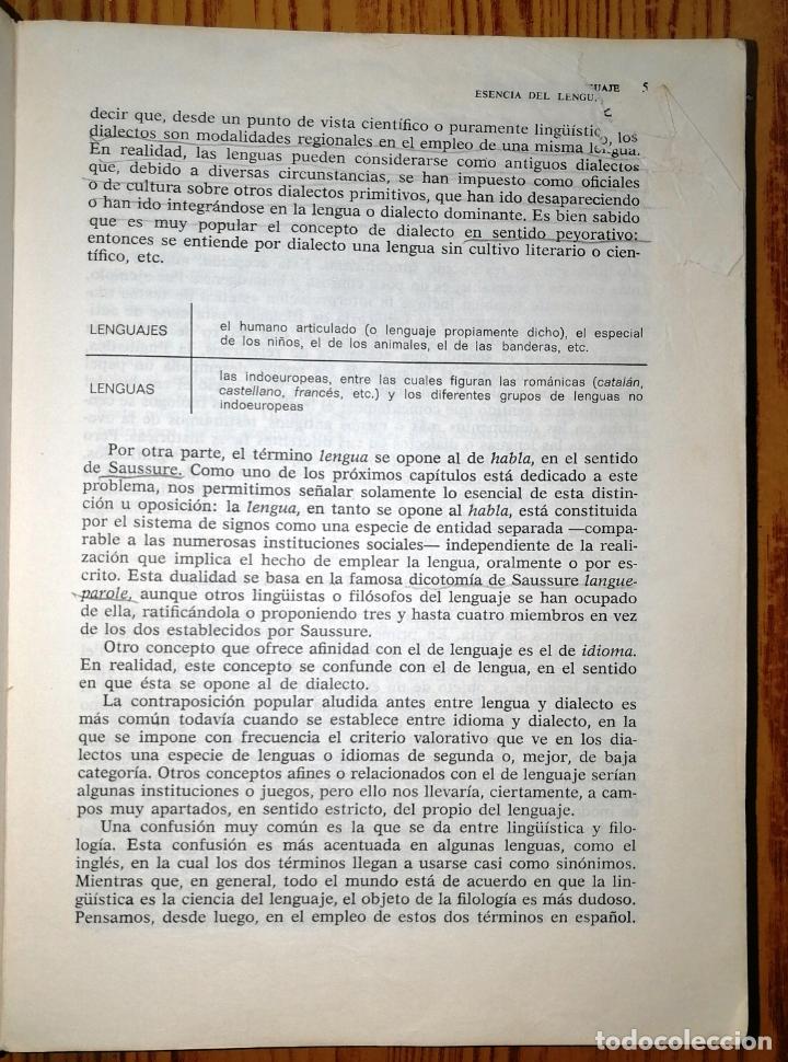 Libros de segunda mano: EL LENGUAJE (Obras B&aacute;sicas de Formaci&oacute;n Cultural) / J. Roca-Pons. - Teide, 1975 - Foto 2