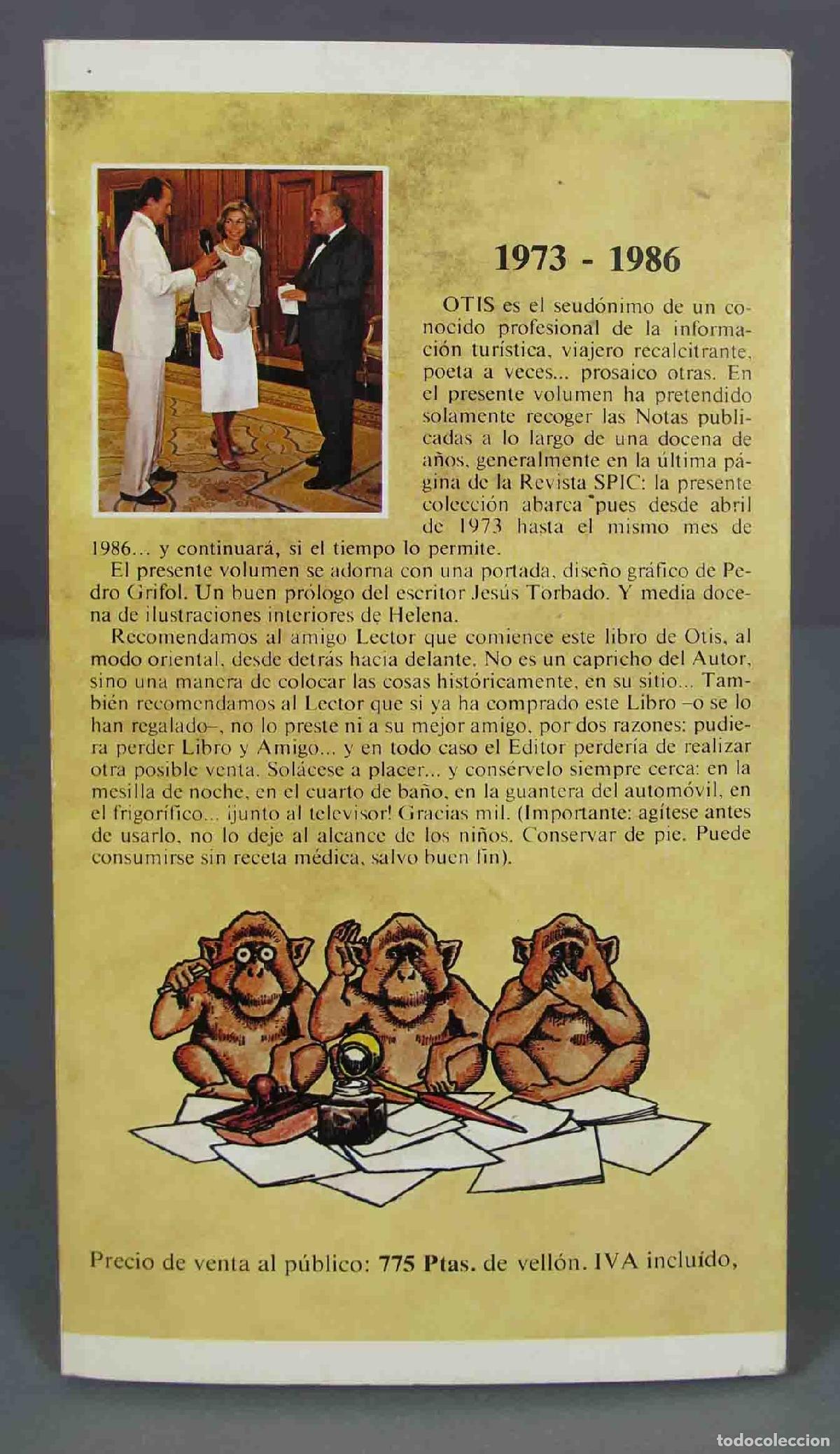Libros de segunda mano: NOTAS Otis. Pr&oacute;logo de Jes&uacute;s Torbado - Foto 1