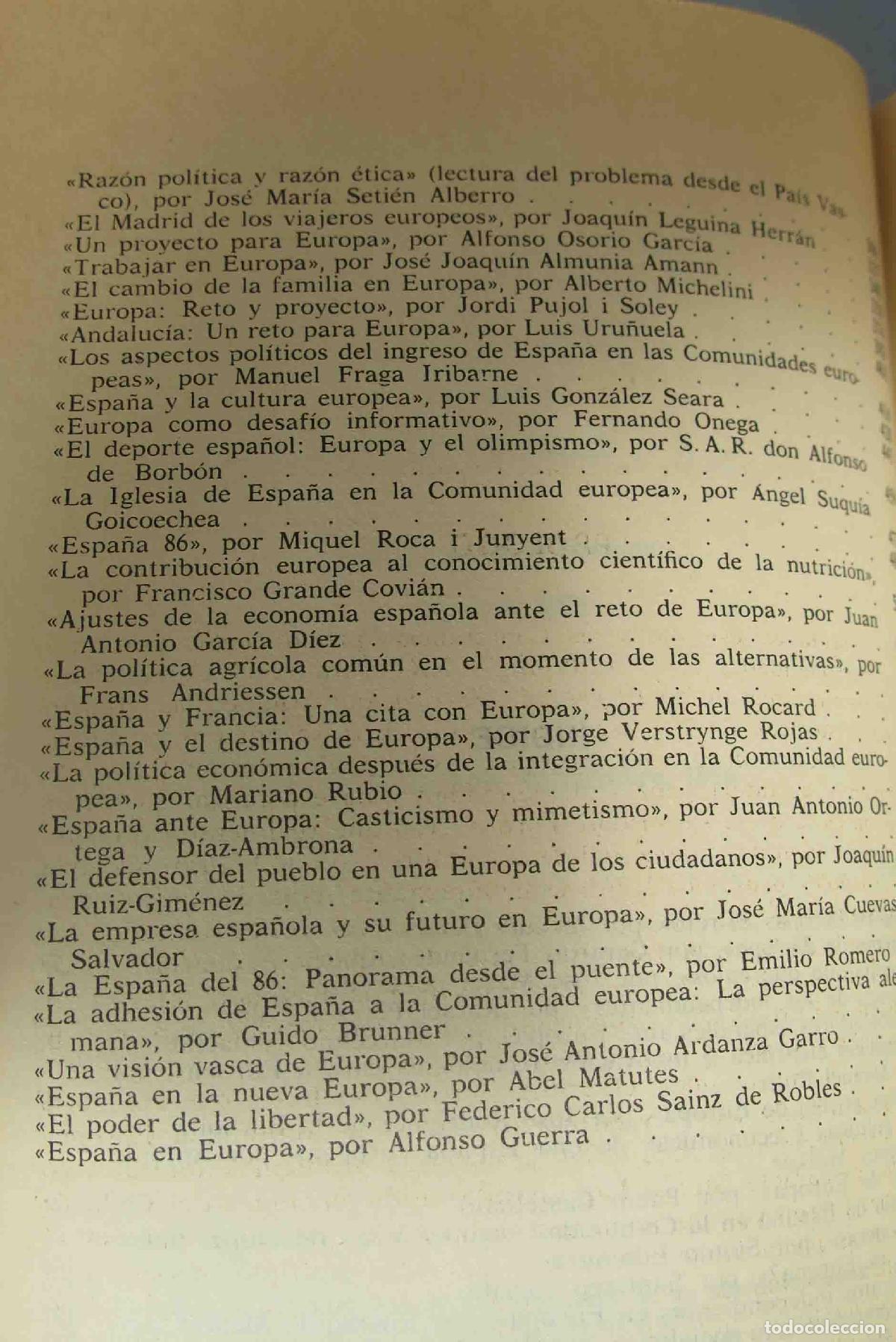 Libros de segunda mano: Espa&ntilde;a en Europa - Foto 2