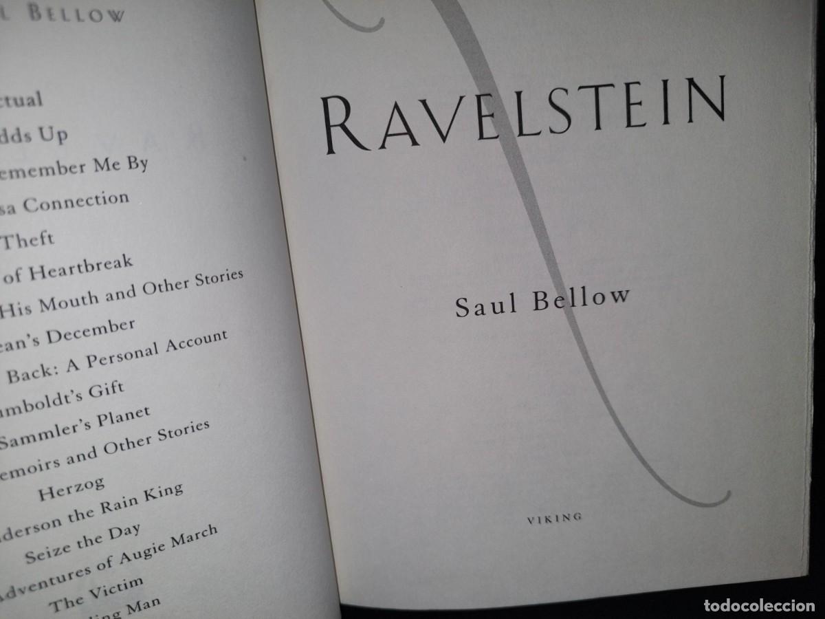 Libros de segunda mano: 182- RAVELSTEIN - SOUL BELLOW - 2000 - Foto 4