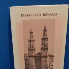 Libros de segunda mano: ROMANCERO RIOJANO....LUIS HERNAEZ TOBIAS.....1972...