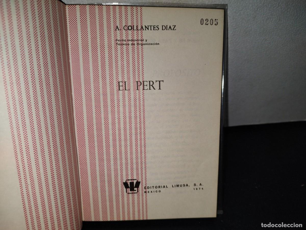 Libros de segunda mano: 25- EL PERT - A. COLLANTES D&Iacute;AZ - 1974 - Foto 3