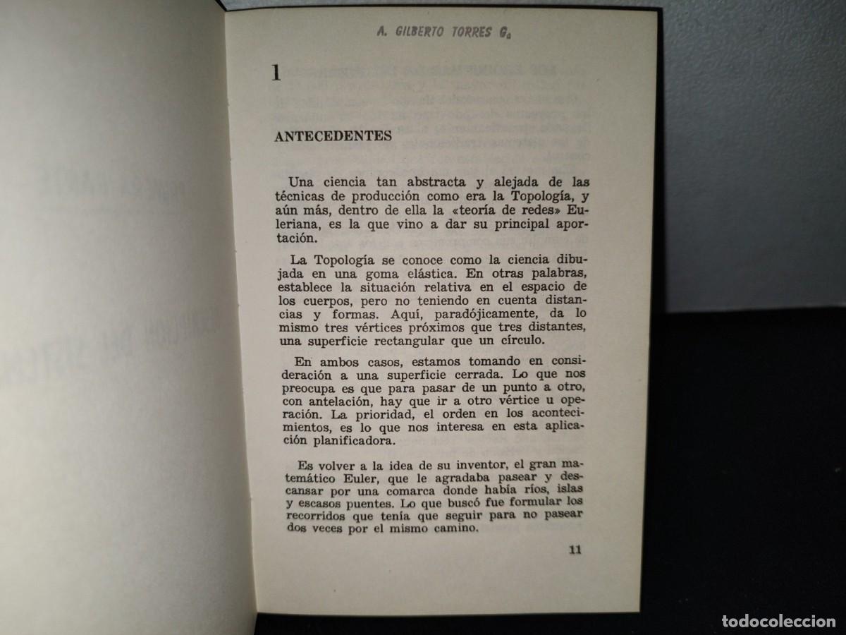 Libros de segunda mano: 25- EL PERT - A. COLLANTES D&Iacute;AZ - 1974 - Foto 5