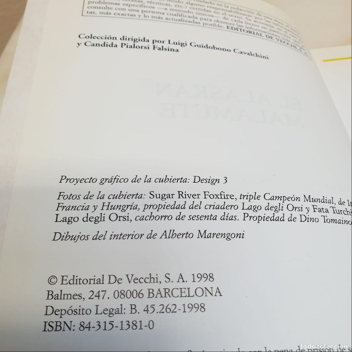 Libros de segunda mano: LIBRO-EL ALASKAN MALAMUTE-PERROS DE CAZA-DEVECCHI - Foto 15